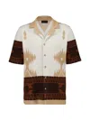 Alanui Patterned Piqué Shirt In Neutral
