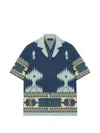 Alanui Patterned Shirt In Blue