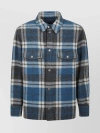 ALANUI PATTERNED WOOL SHIRT WITH FLAP POCKETS