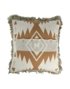Alanui Pillow Or Pillow Case Camel Size - Virgin Wool, Polyamide In Sand