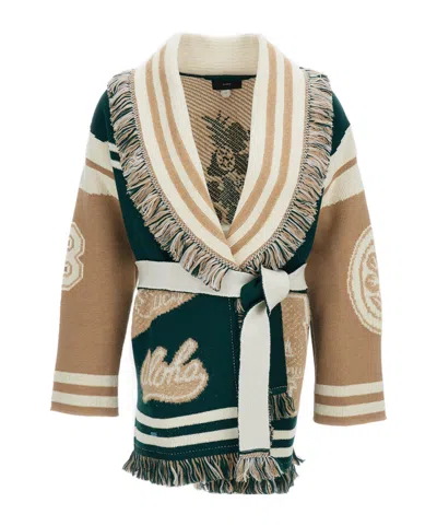Alanui Preppy-style Patterned Sweater In Multi-color