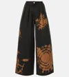 Alanui Hues Of The Desert Jeans Multicolor In Black