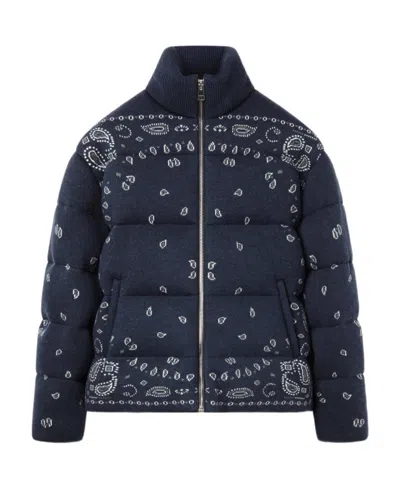 ALANUI ALANUI BANDANA JACQUARD PUFFER JACKET