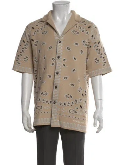 Pre-owned Alanui Printed V-neck Cardigan In Neutral