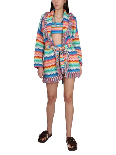 Alanui Rainbow Cotton Tank Top In Multi
