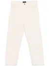 Alanui Denim Tapered Trousers In Nude