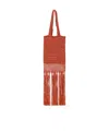 Alanui Ray Of Light Knitted Tote Bag In Brown