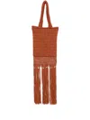 Alanui Ray Of Light Tote Bag In 橘色