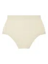 Alanui Ribbed Cashmere Shorts In White
