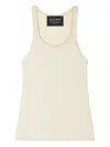 Alanui Geripptes Finest Tanktop In Brown