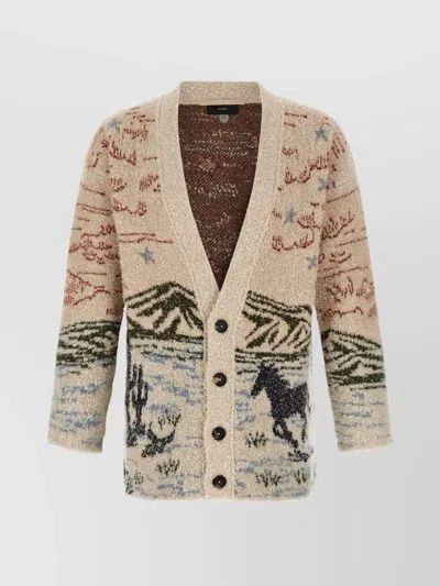 ALANUI "RIDERS DU COUCHER DE SOLEIL" CARDIGAN