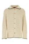 Alanui Camicia In Crochet Sabbia Uomo