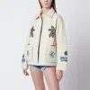 Alanui Sandcolored Wool Remember Me Jacket In Neutral