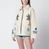 Alanui Sandcolored Wool Remember Me Jacket In Neutral