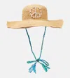 Alanui Sonnenhut Aus Raffiabast In Light Blue