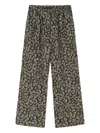 Alanui Seattle Pleated Leopard-print Jeans In Animal Print