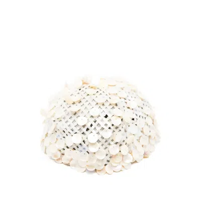 Alanui Sequined Hat In Neutral
