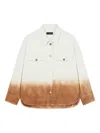 Alanui Bright Hues Denim Overshirt In Multi