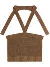 Alanui Shady Beach Top In Brown