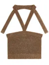 Alanui Shady Beach Top In Brown
