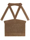 Alanui Shady Beach Top In Brown