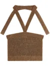 Alanui Shady Beach Top In Beige