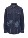 Alanui Hemd Mit Grafischem Print In Blue