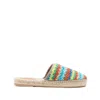 Alanui Interwoven Stripe-pattern Slides In Multicolour