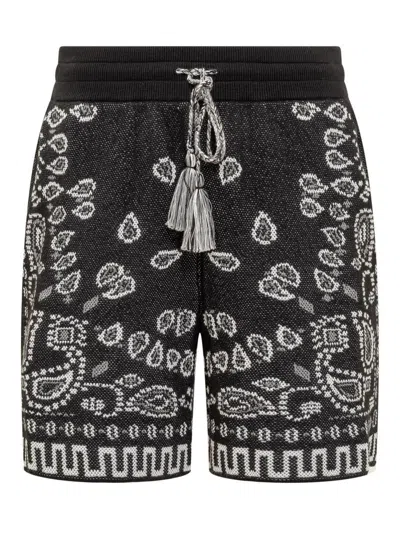 ALANUI ALANUI SHORT JACQUARD BANDANA