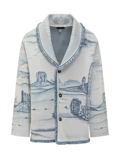 Alanui Silent Rider Cardigan In Gray