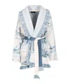 Alanui Silent Rider Cardigan Knitwear Light Blue