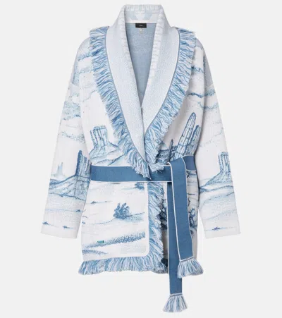 ALANUI SILENT RIDER VIRGIN WOOL CARDIGAN