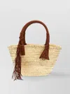 Alanui 'small Leaf Palm Icon' Tote Bag