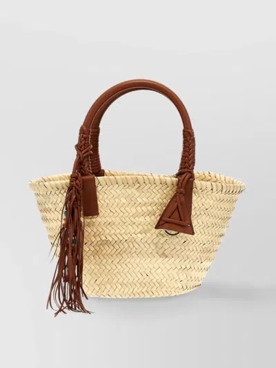 ALANUI 'SMALL LEAF PALM ICON' TOTE BAG