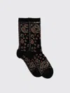 Alanui Bandana Socks Black In Black