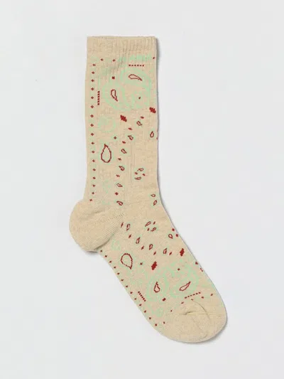 Alanui Jacquard Cotton Socks In White
