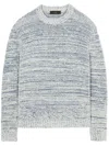 Alanui Pullover Aus Baumwollgemisch In Blau