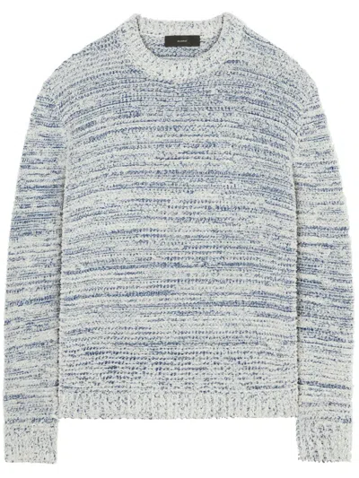 Alanui Pullover Aus Baumwollgemisch In Blau