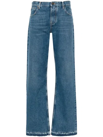 Alanui Straight-leg Jeans In Blue