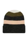 Alanui Striped Beanie Featuring Folded Cuff In Multi