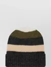 Alanui Striped Beanie Featuring Folded Cuff In Multi