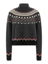 Alanui Sweet Winter Turtleneck Sweater In Gray