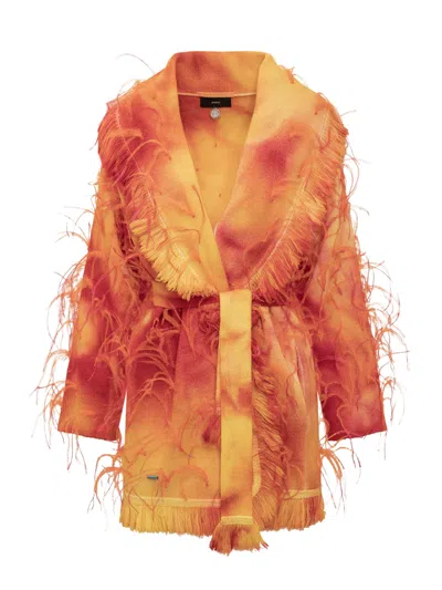 Alanui Sunset Knit Cardigan In Multi