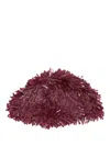 Alanui Bordeaux Polyvinyle Blend Sunset On Manhattan Beanie Hat In Red