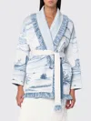 Alanui Deep In The Ocean Cardigan Mit Fransen In Blue
