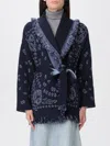 Alanui Sweater  Woman Color Blue In Black