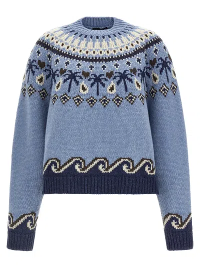 Alanui Sweater In Blue