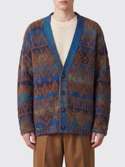 Alanui Sweater Men Color Tobacco In Blue