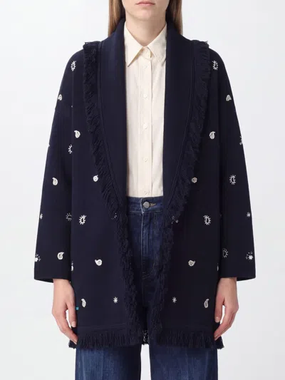 Alanui Sweater Woman Color Navy In Blue