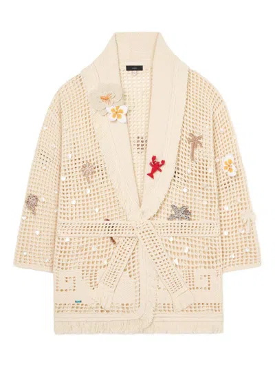 Alanui Sweaters Beige In Neutral